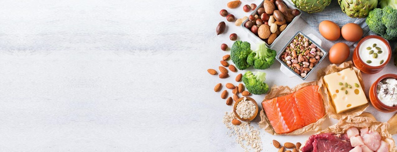 Proteina dieta egiteko produktuak
